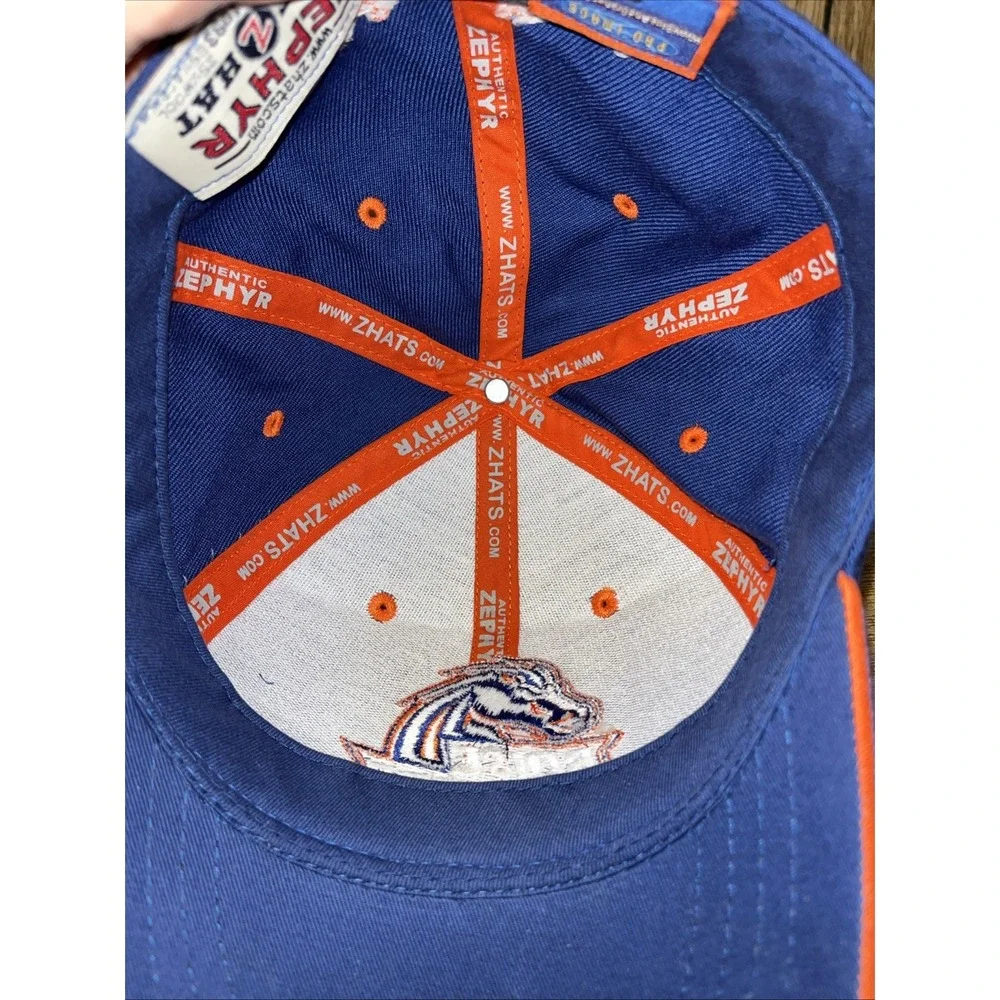 Boise State Fitted Hat Authentic Zephyr Pro Image Size‎ 7 3/8